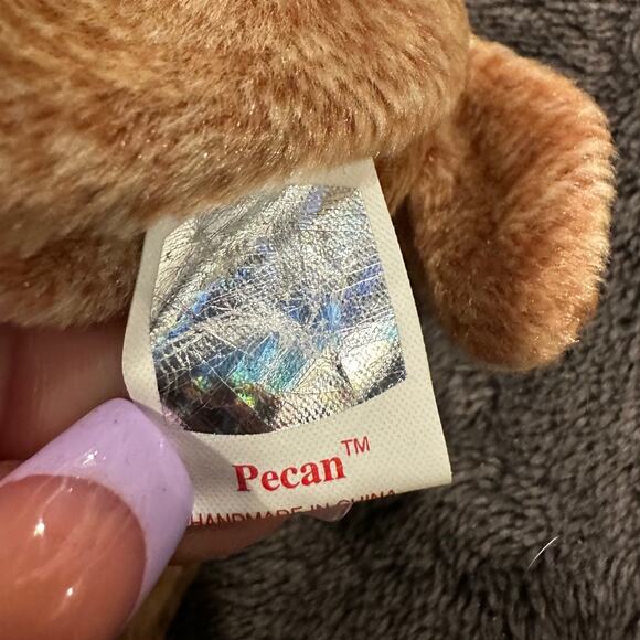 TY Beanie Baby - Pecan - MWMTs Stuffed Animal Toy - Picture 6 of 7